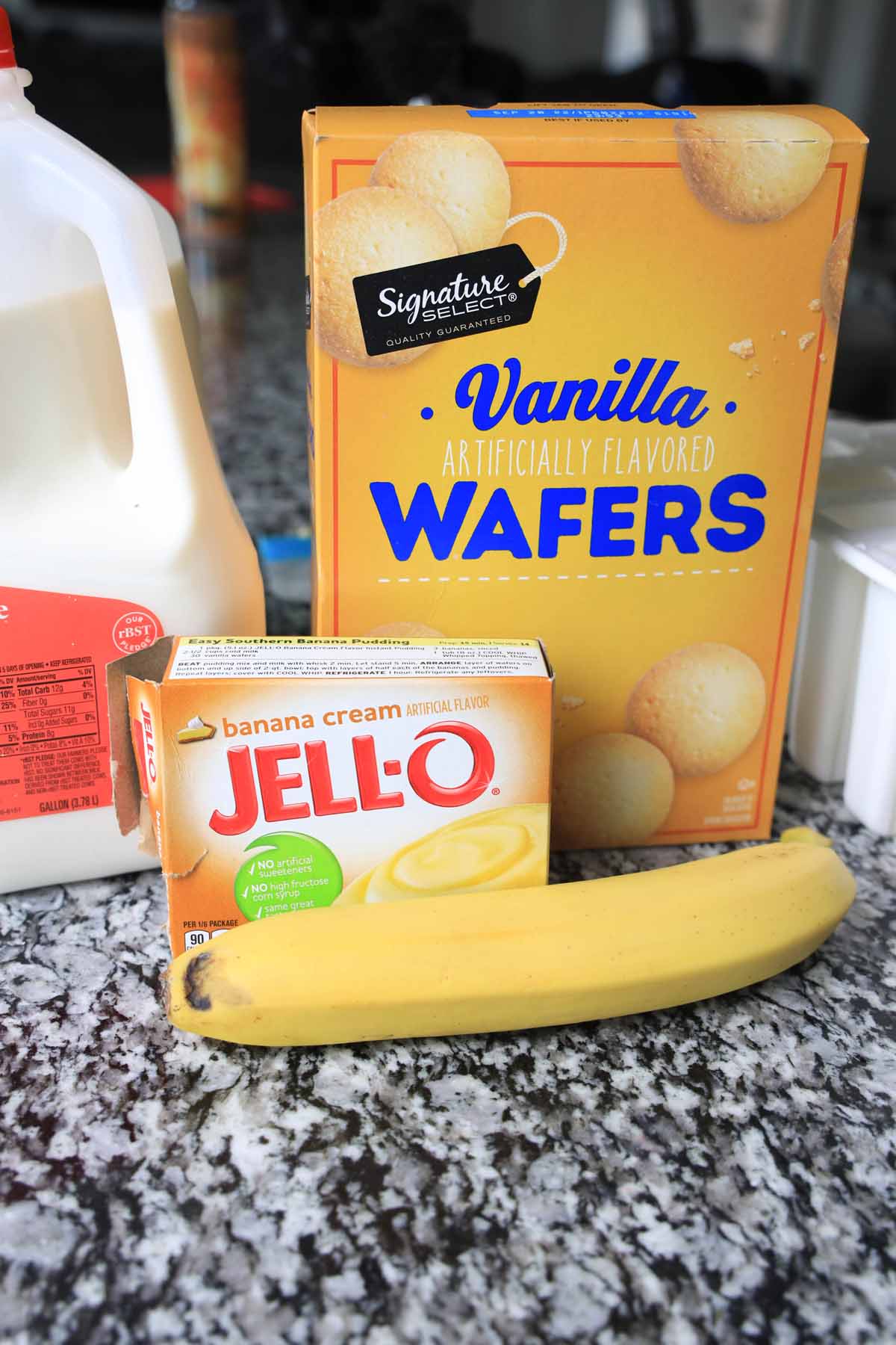 banana pudding popsicles ingredients.